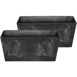 Ter Steege Plantenbak - Kunststof En Steenpoeder - Zwart - 37 X 17 Cm 7 Ter Steege Plantenbak - Kunststof En Steenpoeder - Zwart - 37 X 17 Cm -Tuinmeubelwinkel 8b7617e8e5454a9fa808a2396d7fc9b0