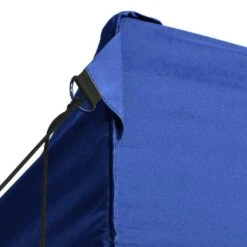 VidaXL Partytent Met 3 Zijwanden Inklapbaar 3x4 M Staal Blauw -Tuinmeubelwinkel 922691559b9345af8370a3e41f6ac158