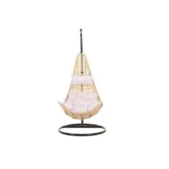 Beliani Hangstoel ATRI - Beige Pe Rotan 8 Beliani Hangstoel ATRI - Beige Pe Rotan -Tuinmeubelwinkel 9414fd7cb5274210bb095e53b2678447
