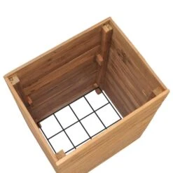 VidaXL Plantenbak Verhoogd 50x40x72 Cm Gerecycled Teakhout En Staal -Tuinmeubelwinkel 958e2a6e146c4e38be409532c3baf926