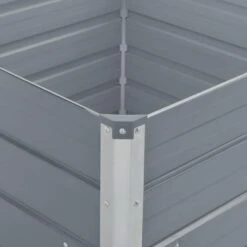 VidaXL Plantenbak Verhoogd 100x100x77 Cm Gegalvaniseerd Staal Grijs 9 VidaXL Plantenbak Verhoogd 100x100x77 Cm Gegalvaniseerd Staal Grijs -Tuinmeubelwinkel 99ff8a0c369d4f7db0c5669aa803ad7b