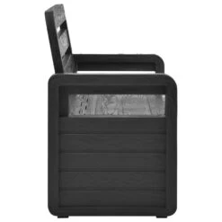 VidaXL Tuinopbergbank 132,5 Cm Kunststof Antraciet -Tuinmeubelwinkel a09526dcf19e49548377d33d48c1ee72