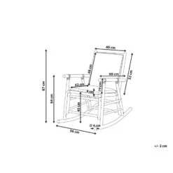 Beliani Schommelstoel FRIGOLE - Lichte Houtkleur Bamboehout 8 Beliani Schommelstoel FRIGOLE - Lichte Houtkleur Bamboehout -Tuinmeubelwinkel a7bf54dc45014ffa925159eb79e7307a