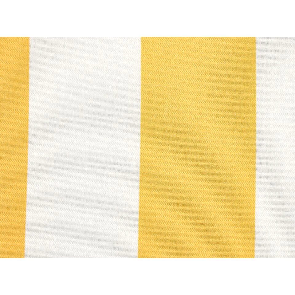 Beliani Zitkussen TERNI - Geel Polyester 6 Beliani Zitkussen TERNI - Geel Polyester - Afbeelding 4