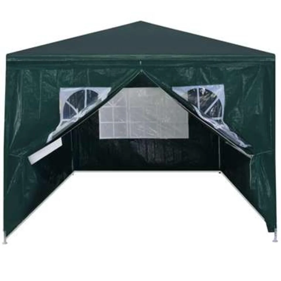 VidaXL Partytent 3x4 M Groen 5 VidaXL Partytent 3x4 M Groen - Afbeelding 3
