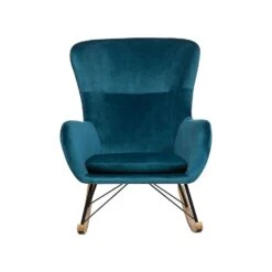 Beliani Schommelstoel ELLAN - Blauw Fluweel 9 Beliani Schommelstoel ELLAN - Blauw Fluweel -Tuinmeubelwinkel af000819e85548119cc015a01aa9732e