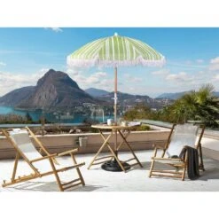 Beliani Marktscherm MONDELLO - Groen Polyester -Tuinmeubelwinkel afadd82d1bb14133b3234221933b4cbf