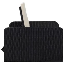 VidaXL 2-delige Loungeset Met Kussens Poly Rattan Zwart -Tuinmeubelwinkel b372d028f5c14b0e81cdec95129c7eaa