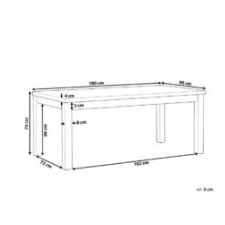 Beliani Eettafel OSTUNI - Grijs Vezelcement 8 Beliani Eettafel OSTUNI - Grijs Vezelcement -Tuinmeubelwinkel c7bc5bb5d25c4992a814fb70c798c9ff