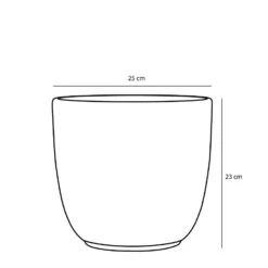 Mica Decorations Tusca Bloempot - H23 X Ø25 Cm - Groen -Tuinmeubelwinkel ce04c25bc8a443bea6b72c0c8143199d