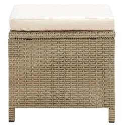 VidaXL Tuinkrukken 2 St Met Kussens Poly Rattan Beige -Tuinmeubelwinkel ce53291b62ab4ca38b625c3320df09e6