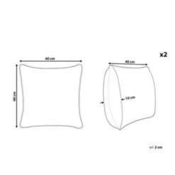 Beliani Buitenkussen TRIFOS - Multicolor Polyester 9 Beliani Buitenkussen TRIFOS - Multicolor Polyester -Tuinmeubelwinkel dd0226622bf544c19e0791d1f548523e