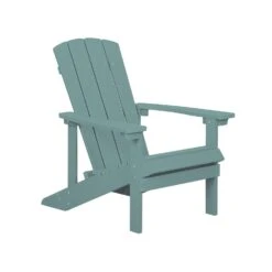 Beliani Tuinstoel ADIRONDACK - Blauw Kunsthout -Tuinmeubelwinkel de4dbffd0de241d28776d63bfb3a1220