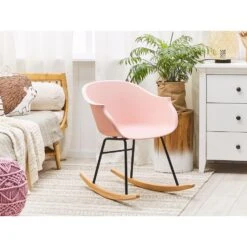 Beliani Schommelstoel HARMONY - Roze Polypropyleen 7 Beliani Schommelstoel HARMONY - Roze Polypropyleen -Tuinmeubelwinkel e78ccf8fe75d4cab87ed1bc7322e4ba8