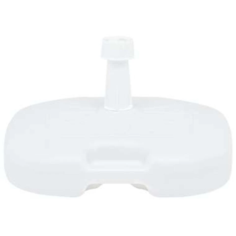 VidaXL Parasolvoet Gevuld Met Zand/water 16 L Kunststof Wit 4 VidaXL Parasolvoet Gevuld Met Zand/water 16 L Kunststof Wit - Afbeelding 2