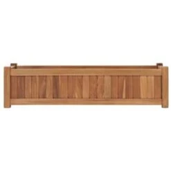 VidaXL Plantenbak Verhoogd 100x30x25 Cm Massief Teakhout -Tuinmeubelwinkel f093e560d41643d09f332f6a4cb5e062