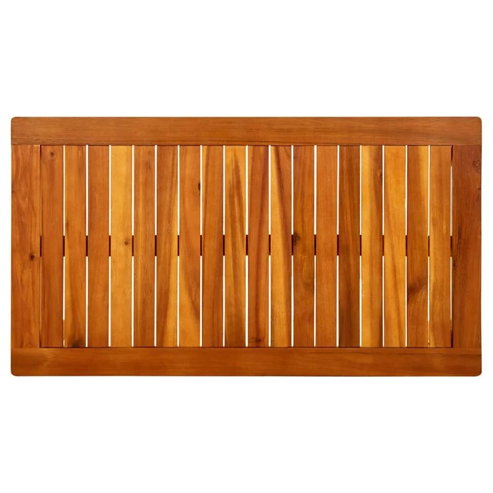 VidaXL Tuintafel 90x50x36 Cm Massief Acaciahout 6 VidaXL Tuintafel 90x50x36 Cm Massief Acaciahout - Afbeelding 4